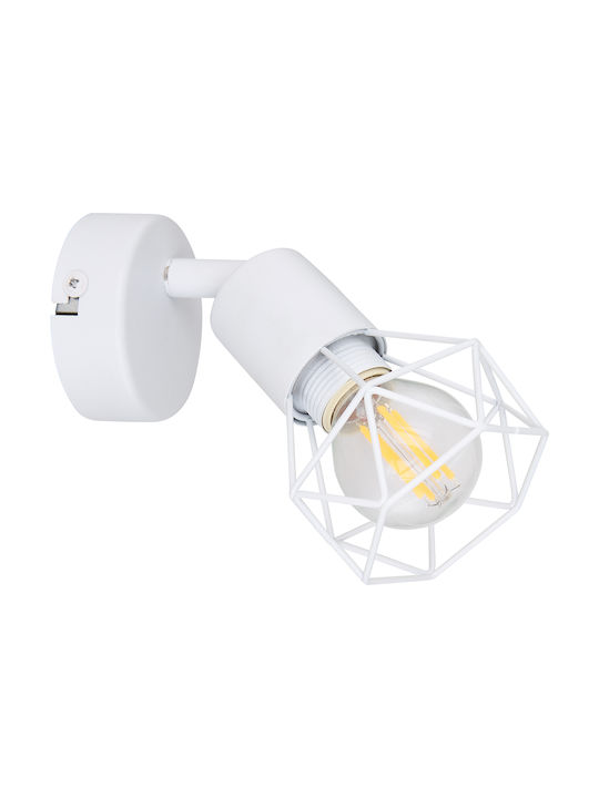 Globo Lighting Xara I Modern Lamp Wall with Socket E14 White 13x12.5cm