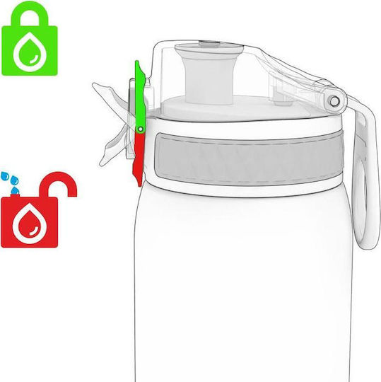 Ion8 Auslaufsichere Edelstahl-Trinkflasche BPA-frei 500 ml Marineblau mit Mundstück