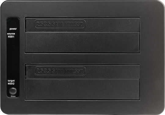 LogiLink Docking Station for 2 Hard Drives SATA 2.5" / 3.5" with Connection USB 3.0 (QP0029)