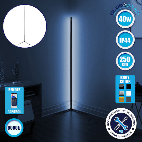 GloboStar LED Floor Lamp H250cm. Black GloboStar LED Floor Lamp H250cm. Black