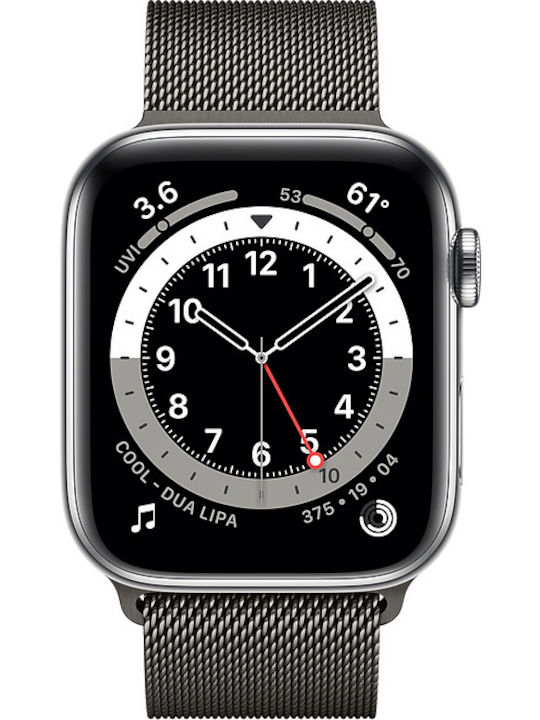Apple Watch Series 6 Steel Cellular 44mm (Milanese Graphite