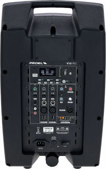Proel V10 Free Aktiv Sprecher PA 200W mit Woofer 10" 33x28.6x51.4cm.