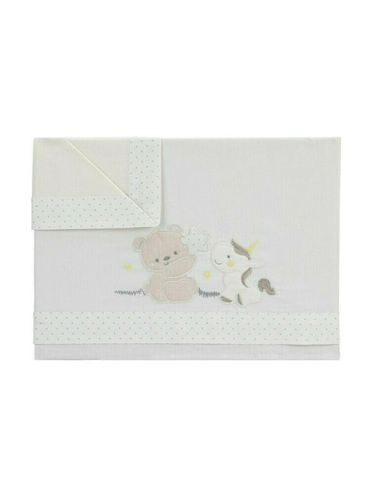 Interbaby Unicornio Set Baby Bettlaken Für Krippe Baumwolle Angepasst 70x140cm 3Stück