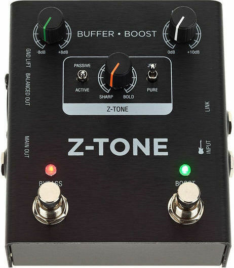 IK Multimedia Z-TONE Boost Педал Буфер Електрическа китара и Електрически бас