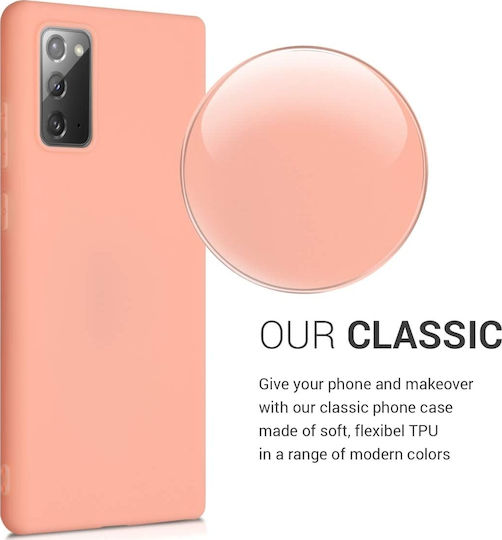 KWmobile Back Cover Σιλικόνης Κοραλί (Galaxy Note 20)