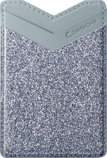 Spigen Sticker Kartenetui Cyrill Shine Wallet Glitter Grey