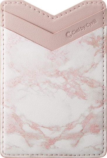 Spigen Sticker Kartenetui Cyrill Shine Wallet Pink Marble