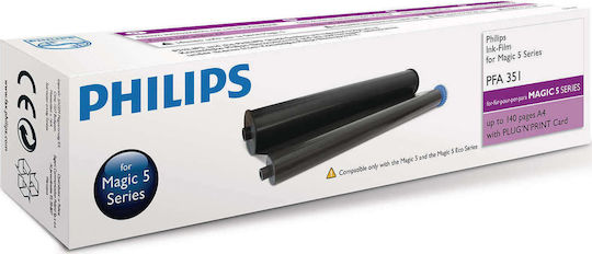 Philips PFA 351 Compatible Ribbon Ink Cartridge for Philips Schwarz 140 1Stück