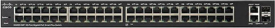 Cisco SG220-50 Managed L2 Switch with 48 Gigabit (1Gbps) Ethernet Ports