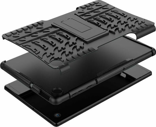 Armorlok Umschlag Rückseite Dauerhafte Schwarze Lenovo Tab M10 Plus 10.3"
