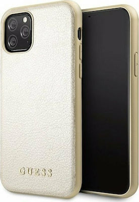 Guess Iridescent Plastic Back Cover Gold (iPhone 11 Pro)