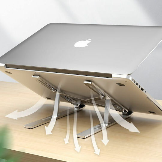 Tech-Protect Alustand Stand for Laptop up to 16" Silver