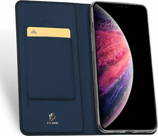 Dux Ducis Skin Pro Book Piele artificială Albastru marin (iPhone 11 Pro Max)