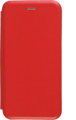 MyMobi Elegance Buchen Sie Synthetisches Leder Rot (Redmi Note 9S / 9 Pro / 9 Pro Max) MM010304589