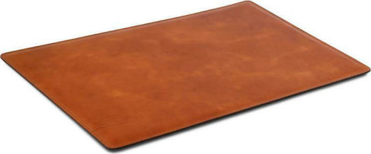 Tuscany Leather Σουμέν Μονό Δερμάτινο Πορτοκαλί 55x40cm
