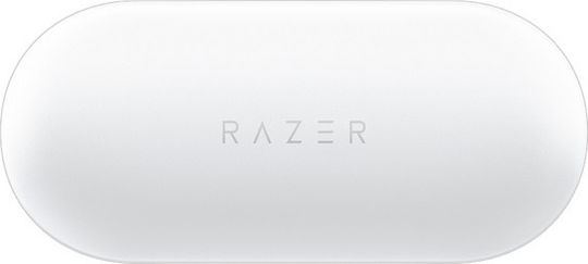 Razer Hammerhead In-Ear Bluetooth-Freisprecheinrichtung Kopfhörer mit Schweißresistenz und Ladeetui Weiß