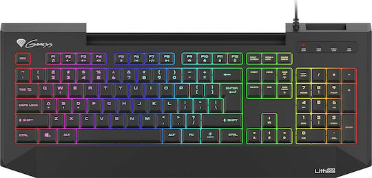 Genesis Lith 400 RGB Gaming Πληκτρολόγιο με RGB φωτισμό (Αγγλικό US)