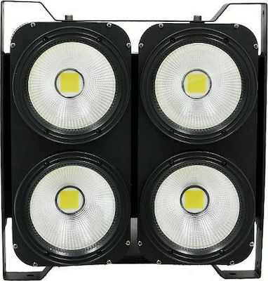 GloboStar Light Mod Лъч LED DMX COB DMX512 Strobe Blinder Matrix Light 400 Watt(4x100w) 6000k Хладно бяло