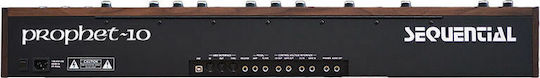 Dave Smith Synthesizer Sequential Prophet 10 με 61 Δυναμικά Πλήκτρα Καφέ