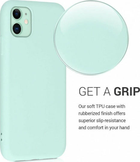 KWmobile Rubberized TPU Задна корица Силикон Зелен (iPhone 11)