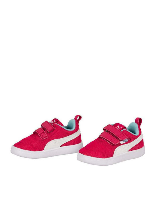 Courtflex Mesh Παιδικά Sneakers με Σκρατς Φούξια