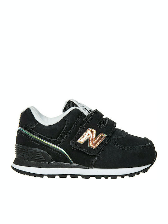 Kinder Sneakers mit Klettverschluss Schwarz
