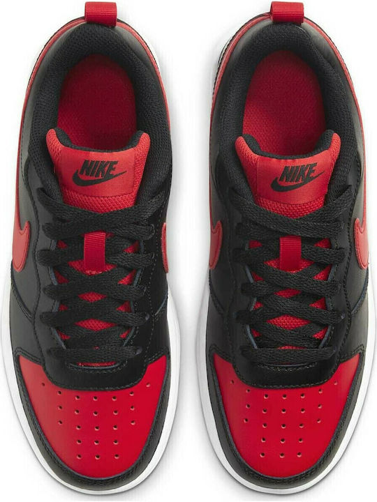 Court Borough Low 2 GS Kids Sports Shoes Basketball with Laces Red