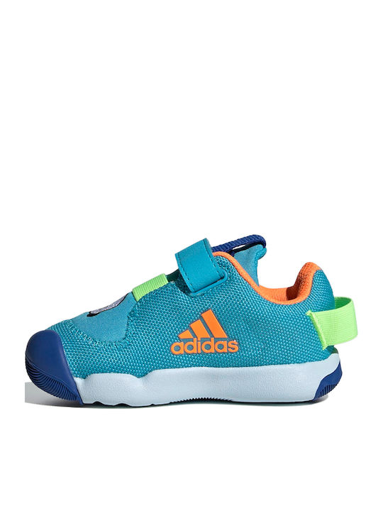 ActivePlay Cleofus Kids Sneakers with Scratch Signal Cyan / Royal Blue / Signal Orange