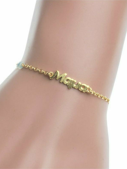 Armband aus Silber mit Mutter und Auge