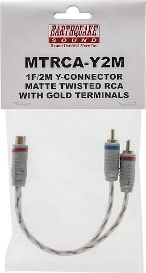 Earthquake Cable RCA female - RCA male 0.2m MTRCA-Y2M