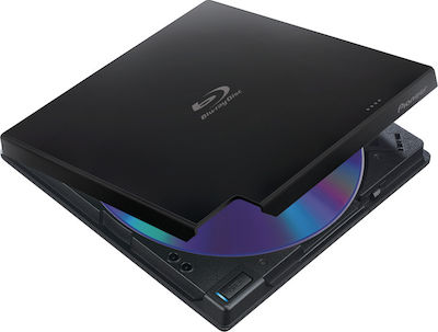 Pioneer BDR-XD07TB Εξωτερικός Οδηγός Εγγραφής/Ανάγνωσης Blu-Ray/DVD/CD για Desktop / Laptop Μαύρο