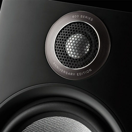 Bowers & Wilkins 606 S2 Anniversary Edition Двойка Hi-Fi Говорители Bookself 2 Брой шофьори Ш19xД30xВ34.5см. Черен