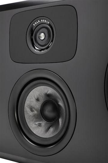Polk Audio L400 Ηχείο Hi-Fi Κεντρικό 300W 3 Δρόμων Π66xΒ34.1xΥ24εκ. Μαύρο