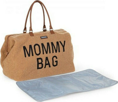 Childhome Shoulder/Hand Diaper Bag Mommy Teddy Beige 55x30x40cm.