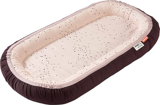 Done by Deer Pernă pentru bebeluși în formă de cuib Cozy Nest Plus Roz 93x50buc