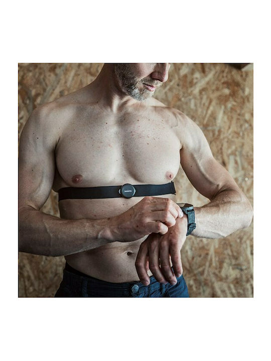 Suunto Smart Potrivită pentru înot Curea pentru Ritmul Cardiac Pieptului 110cm în culoarea Negru