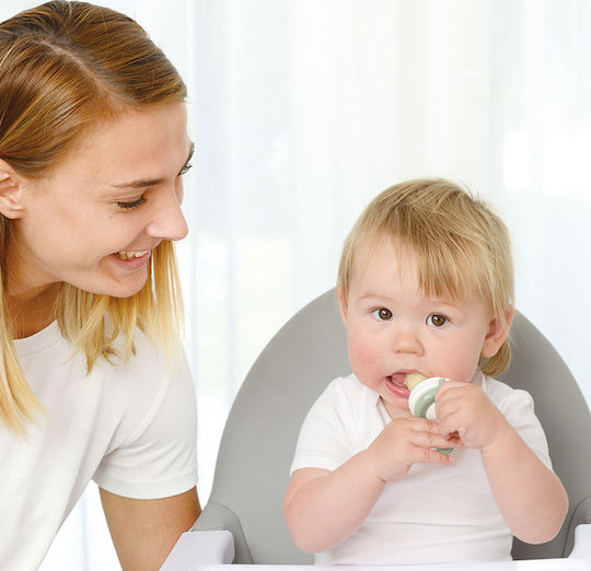 Kidsme Σετ Βρεφικές Οδοντόβουρτσες Δακτύλου για 0m+ 3τμχ Green