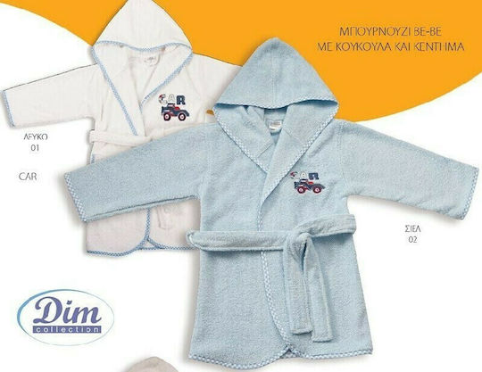 Dimcol Baby Bademantel mit Kapuze