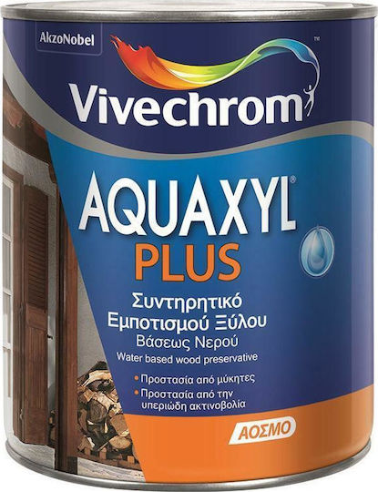 Vivechrom Aquaxyl Plus Συντηρητικό Ξύλου Νερού Άχρωμο Ματ 750ml