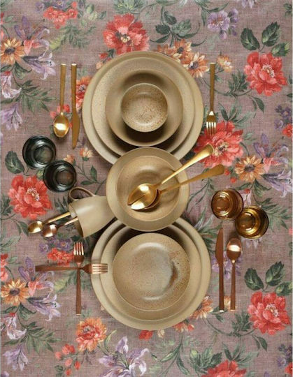 Cryspo Trio Sandy Beige Porcelain Dinnerware Set 47.500.40 20pcs