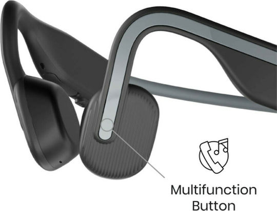 Shokz Openmove Knochenleitung Bluetooth-Freisprecheinrichtung Kopfhörer mit Schweißresistenz Slate Grey