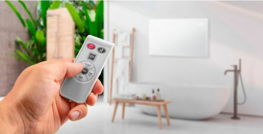 Neo Tools Konvektorheizung Boden 1500W mit elektronischem Thermostat 67.5x45cm Weiß
