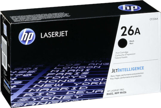 HP 26A Original Toner Laser Printer Black 3100 Pages (CF226A)