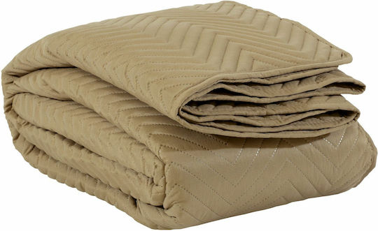 Das Home 9482 Κουβερλί Μονό Microfiber Μπεζ 160x240cm