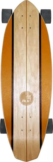 Slide Surfskate Diamond Waimea Комплектен Къса дъска Кафяв