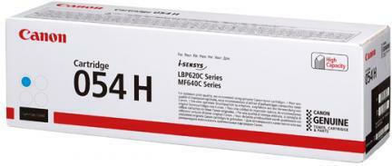 Canon 054H Original Toner Laserdrucker Cyan Hohe Rendite 2300 Seiten (3027C002)