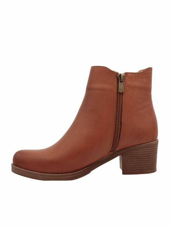 Safe Step 22201 Leder Damen Knöchelstiefel Tabac Braun