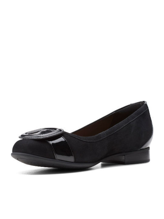 Anatomic Leather Ballerinas Un Blush Cove Black