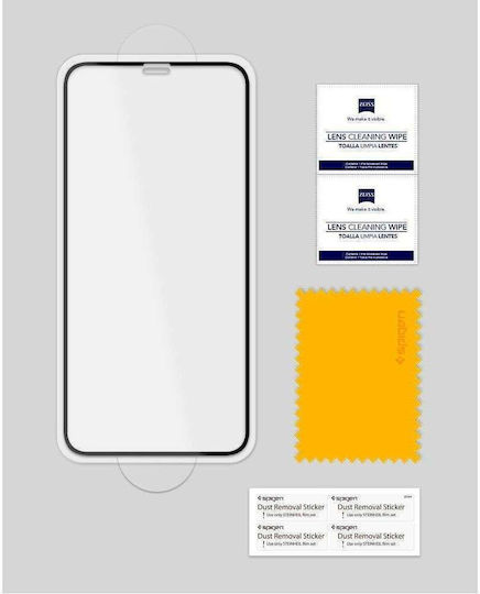 Spigen GLAS.tR SLIM X Premium Vollflächig gehärtetes Glas (iPhone 11 Pro)