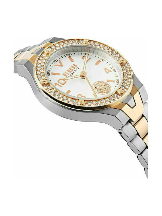 Versus by Versace Vittoria Crystals Silver/Rose Gold